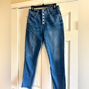 Loft Raw Hem Jeans